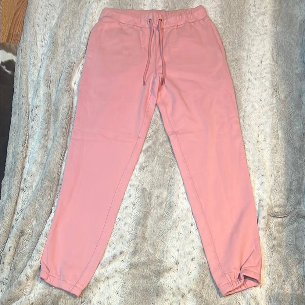 Pleasures Dusty Rose  Jogger Sweatpants with Tapered Cuffs